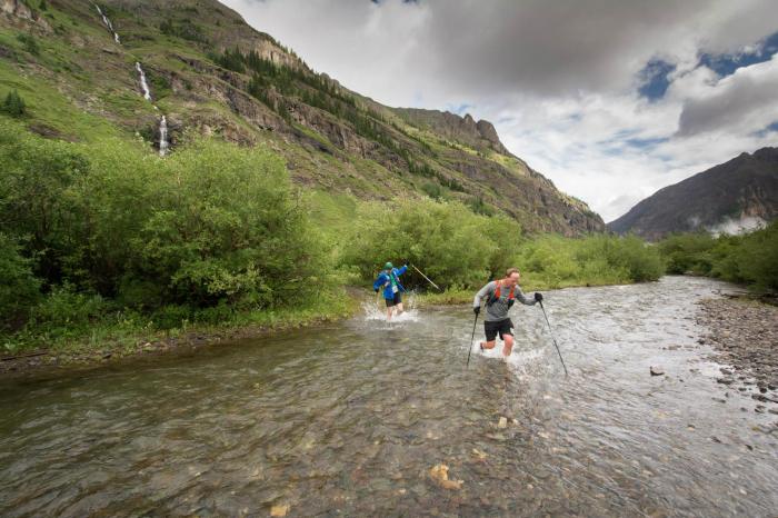 Getting my feet wet. One of the only things beside the P.O.S. Altra Olympus that turn me into the Hulk. (Photo credit: Silke Koester)